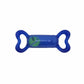KONG(R) Jumbler(TM) Tug Dog Enrichment Toy Assorted in blue with a tennis ball inside for interactive dog play and enrichment