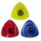 KONG(R) Jumbler(TM) Flinger Dog Enrichment Toy Assorted in yellow, red, and blue for interactive dog play