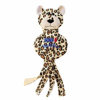 KONG Wubba No Stuff Cheetah Dog Tug Dog Toy Large - Pets Perfect