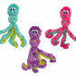 KONG(R) Wubba Octopus Dog Tug Toy Assorted in teal, purple, and pink for durable dog play and tugging