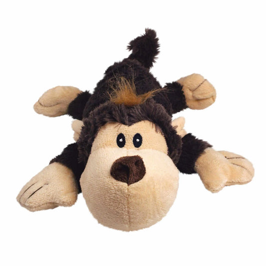 KONG Frizzles Razzle Dog Plush Toy - Soft Squeaky Cuddle Toy for Medium Dogs