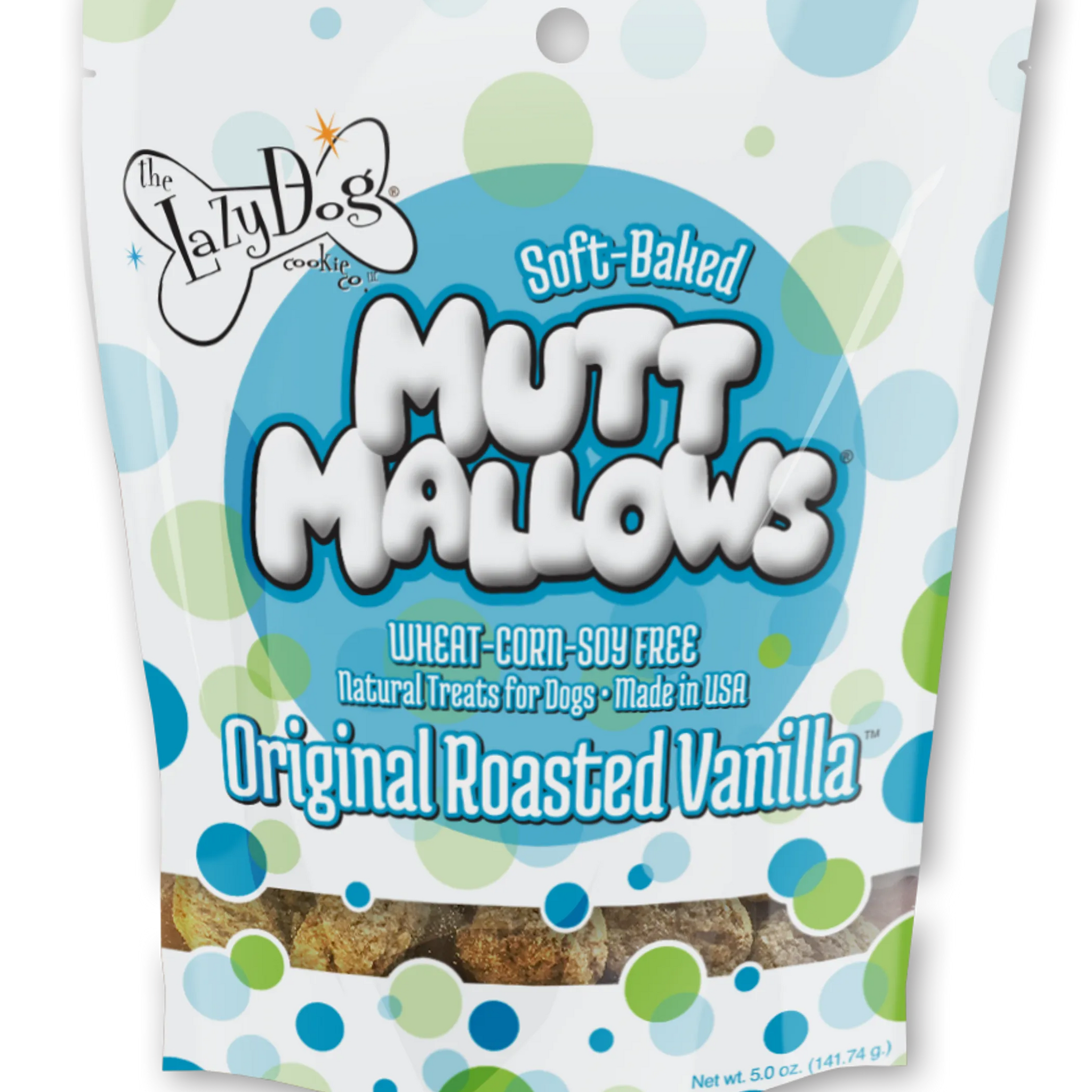 Lazy Dog Mutt Mallows Roasted Vanilla Dog Treat 5oz