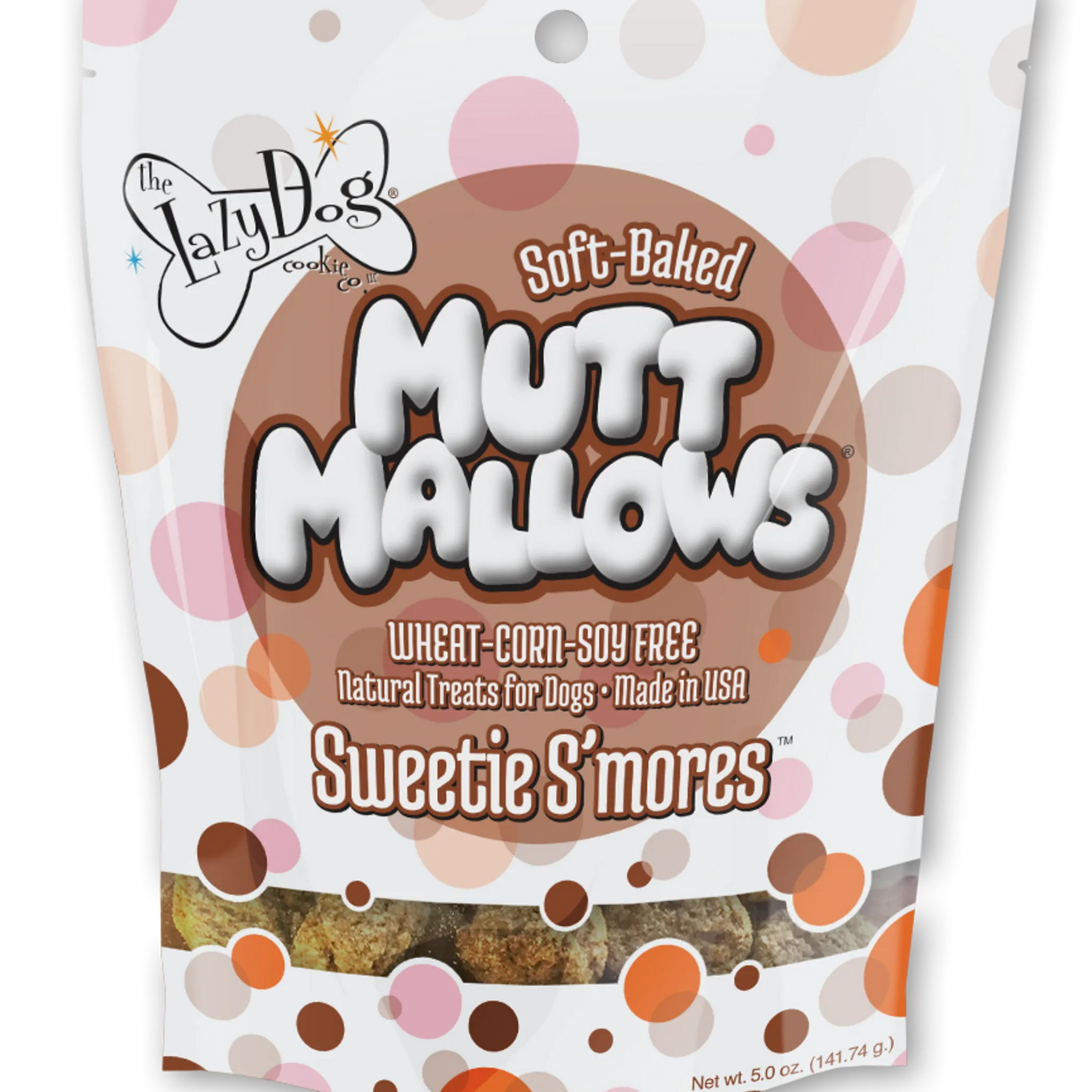 Lazy Dog Mutt Mallows Sweetie S'mores Dog Treat 5oz