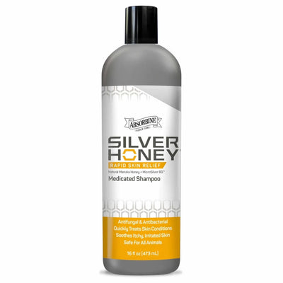 Absorbine Pet - Silver Honey Rapid Skin Relief Medicated Pet Shampoo, 16 fl oz - Pets Perfect