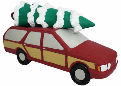 Multipet Station Wagon with Christmas Tree 7.5" - Pets Perfect