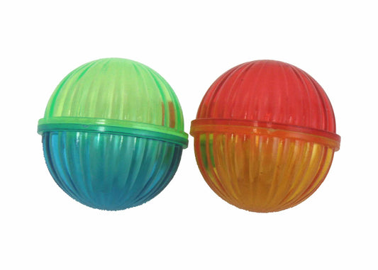 Multipet Lattice Ball Cat Toy Assorted Colors 1.5" 4pk - Pets Perfect