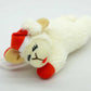Multipet Holiday Lamb Chop w/ Santa Hat Cat Toy 4"