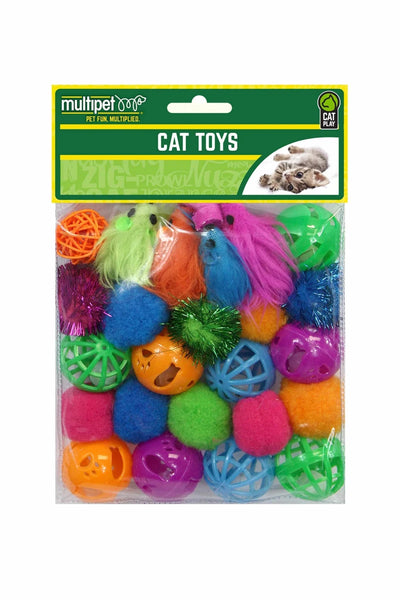 Multipet Cat Value Pack Toys 24pc - Pets Perfect