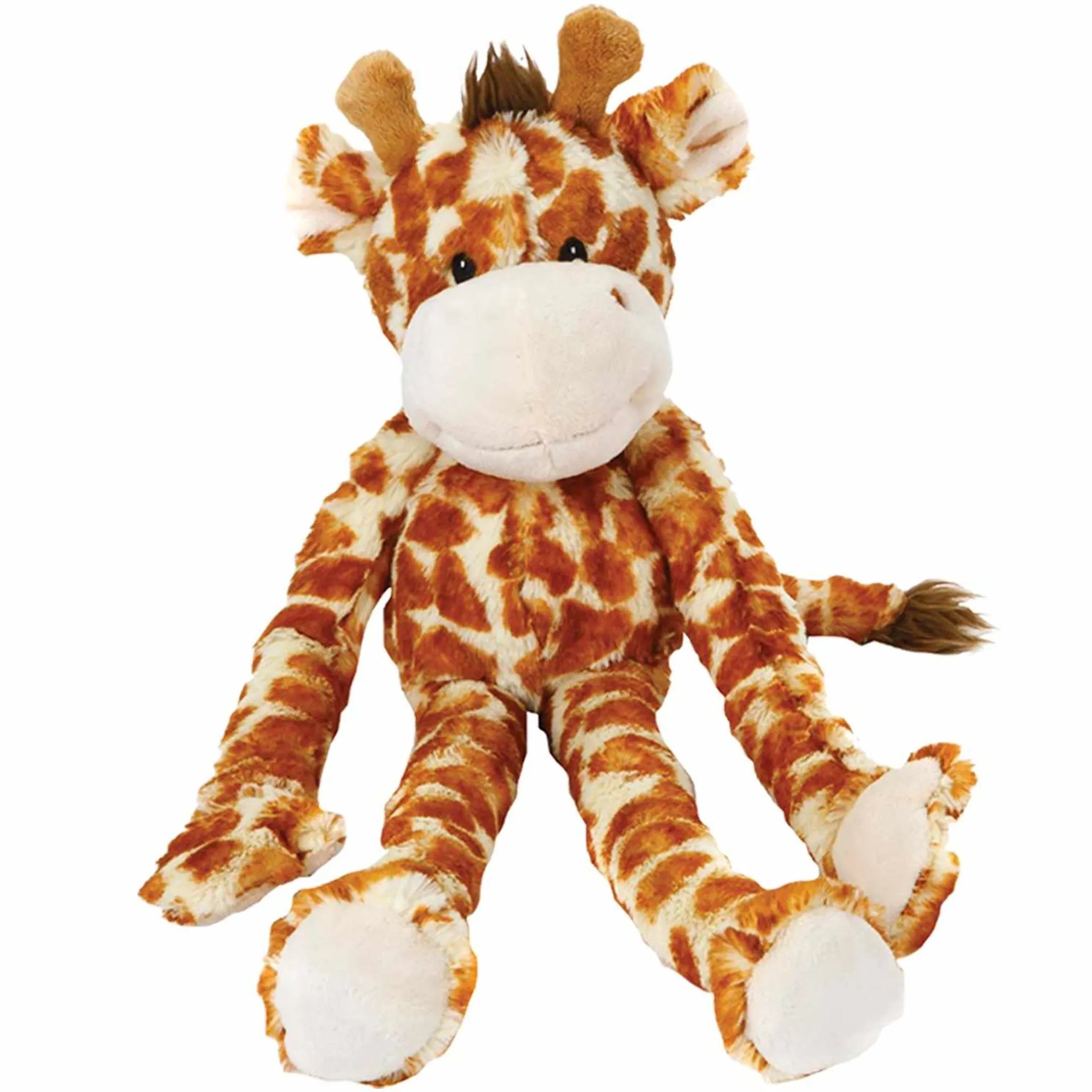 Multipet Swingin' Safari Giraffe Plush Dog Toy 19"