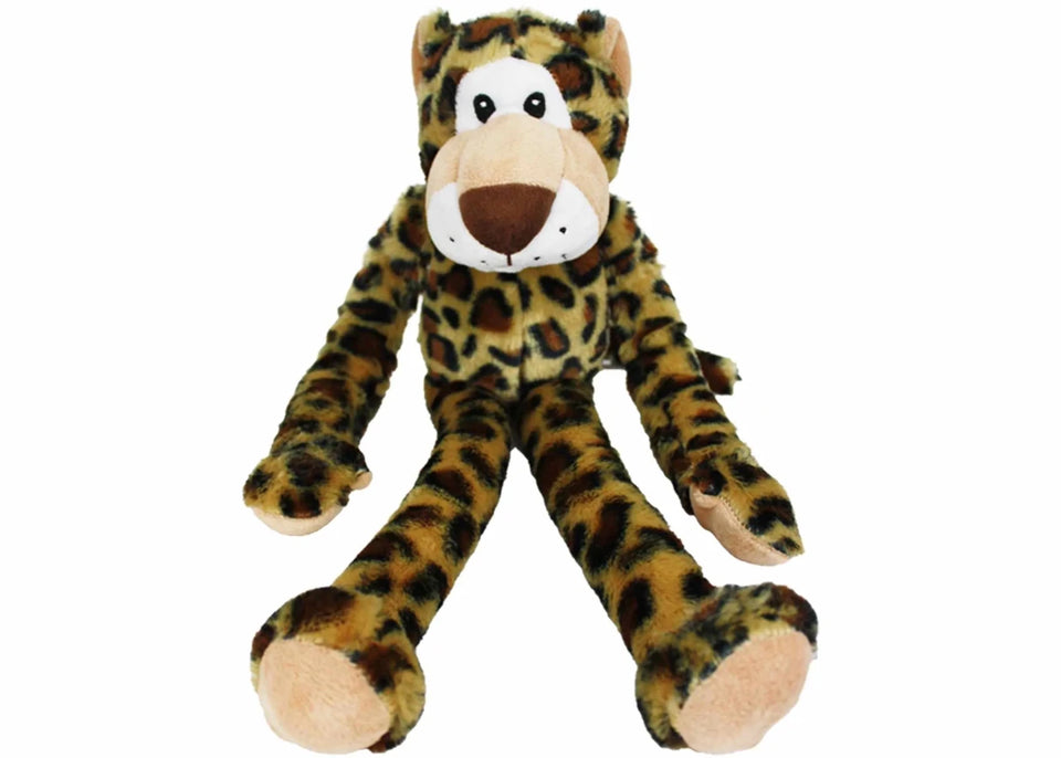 Multipet Swingin' Safari Leopard Plush Dog Toy 19" - Pets Perfect