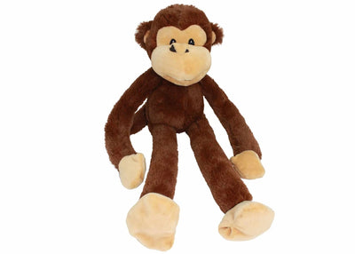 Multipet Swingin' Safari Monkey Plush Dog Toy 19" - Pets Perfect