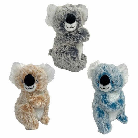 Multipet Minipet Koala Plush Pet Toy Assorted Colors 5" - Pets Perfect