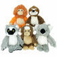 Multipet Minipet Bark Buddies Pet Plush Dog Toy Assorted Animals 6" - Pets Perfect