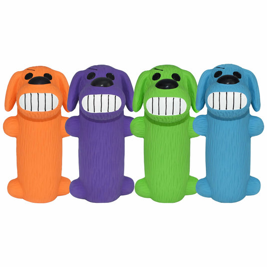 Multipet Minipet LOOfA(R) Latex Dog Chew Toy Assorted Colors 5" - Pets Perfect
