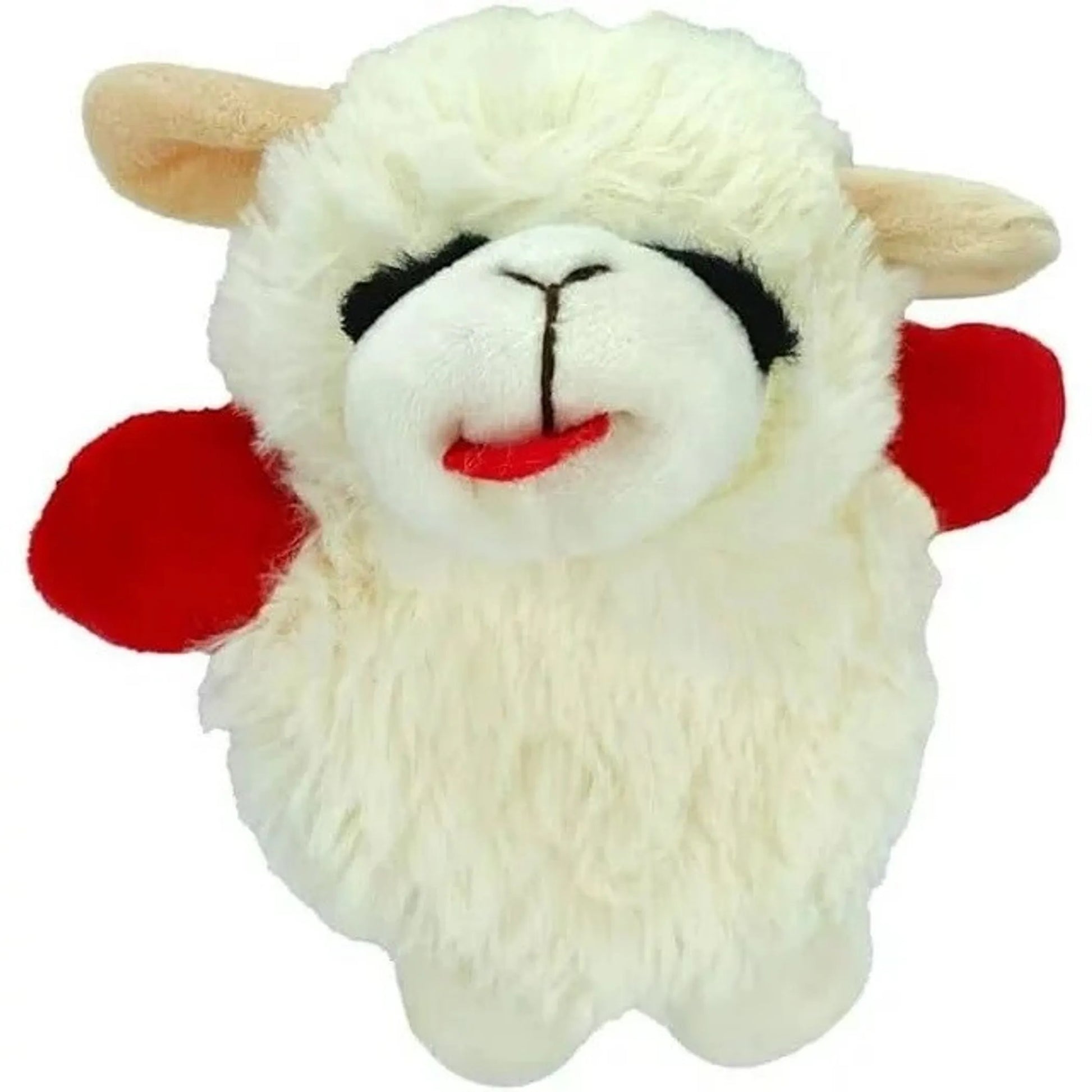 Multipet Mini Lamb Chop Crinkle Plush Dog Toy 6" - Pets Perfect