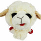 Multipet Lamb Chop Knobby Noggins Plush Dog Toy 5"