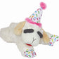 Multipet Lamb Chop w/ Birthday Hat Plush Dog Toy