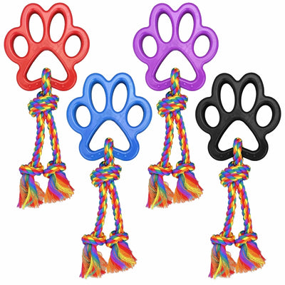 Multipet Tug A Paw with Rope Dog Toy 13" - Pets Perfect