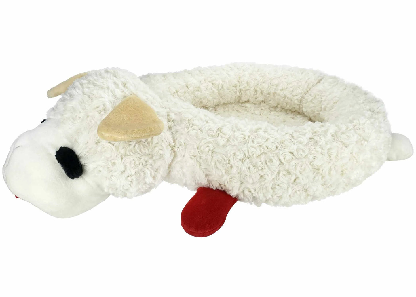 Lamb Chop Plush Dog Bed - Ultra Soft 27" Character Pet Bed for Small to Medium Dogs - Pets Perfect