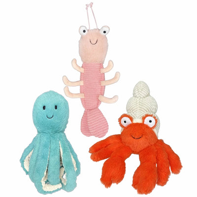 Multipet Margaritaville Coral Reefers Plush Dog Toy Assorted 11.5" - Pets Perfect