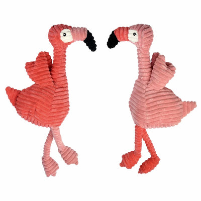 Multipet Corduroy Flamingo Plush Dog Toy 17" - Pets Perfect