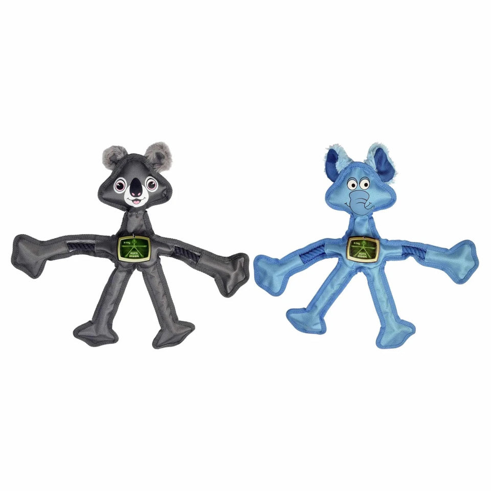 Multipet Skeleropes Dog Chew Toy Assorted Animals 15" - Pets Perfect
