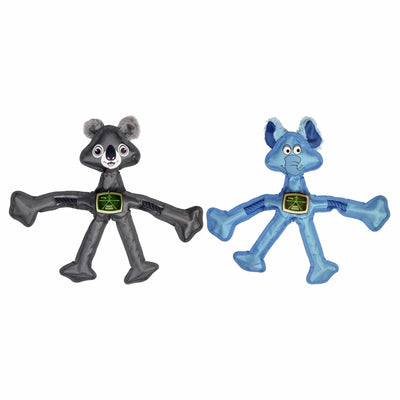 Multipet Skeleropes Dog Chew Toy Assorted Animals 15" - Pets Perfect