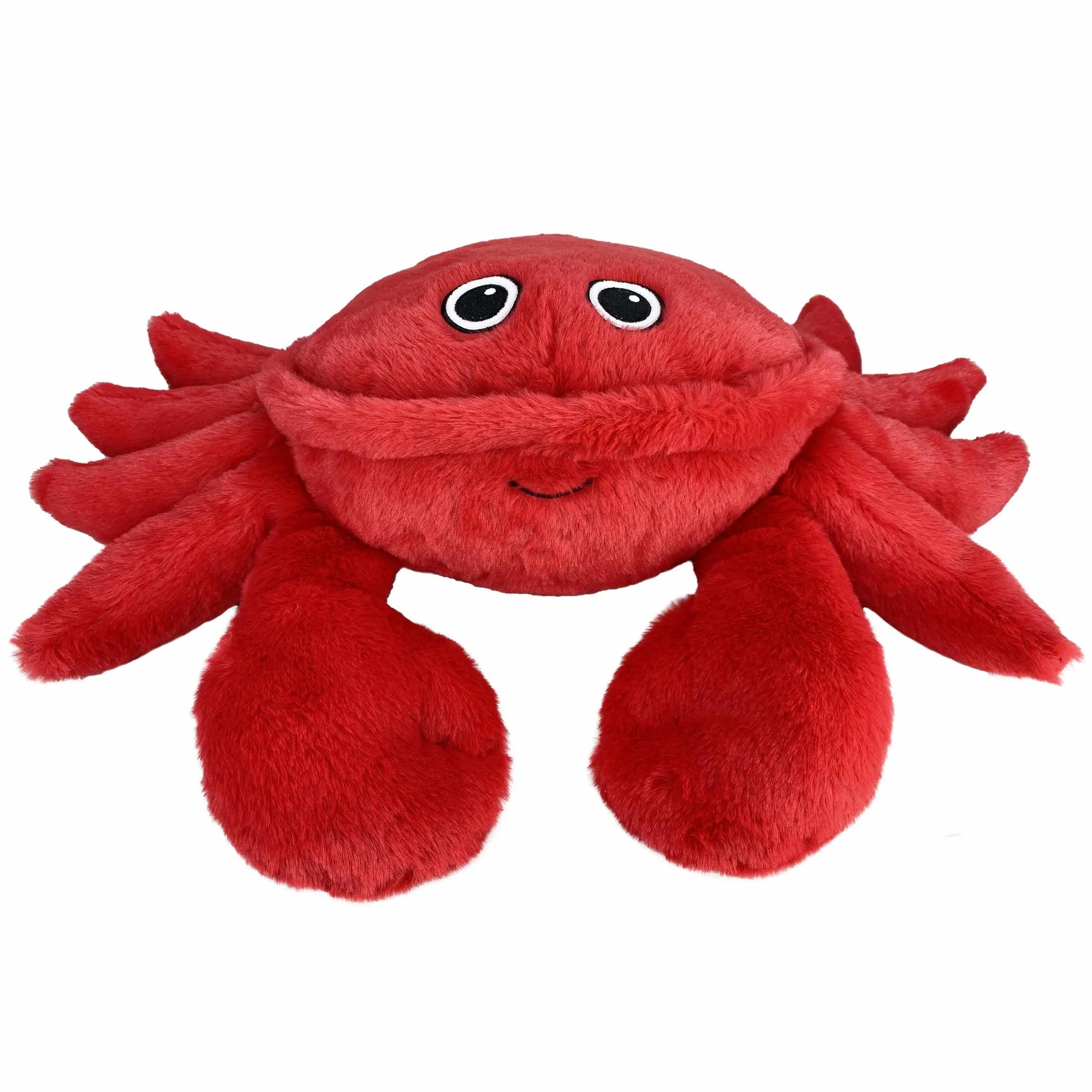Multipet Jumbo Sea Creatures Crab Plush Dog Toy 24" - Pets Perfect