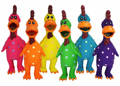 Multipet Globkens Latex Dog Chew Toy Assorted Large 11.5" - Pets Perfect