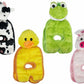 Multipet Tug O War Squeaker Mat Plush Toy Assorted Animals 14"