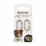 Nite Ize MicroLink Pet Tag Carabiner - 2 Pack - Pets Perfect