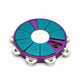 Nina Ottosson Dog Twister Interactive Treat Dog Puzzle Toy Purple Level 3 - Pets Perfect