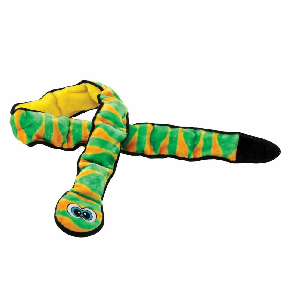 Outward Hound Invincibles Snake Durable Plush Dog Toy - Pets Perfect
