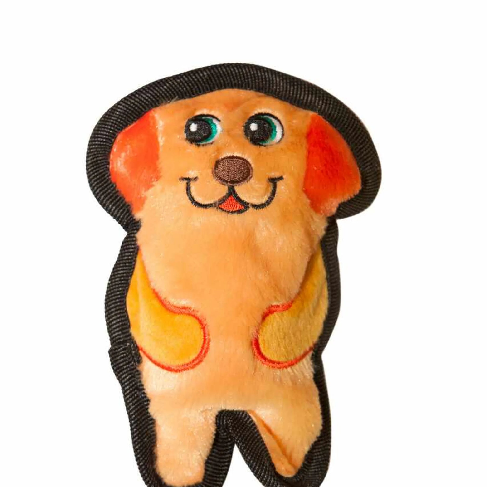 Outward Hound Invincibles Dog Durable Plush Dog Toy Orange XS