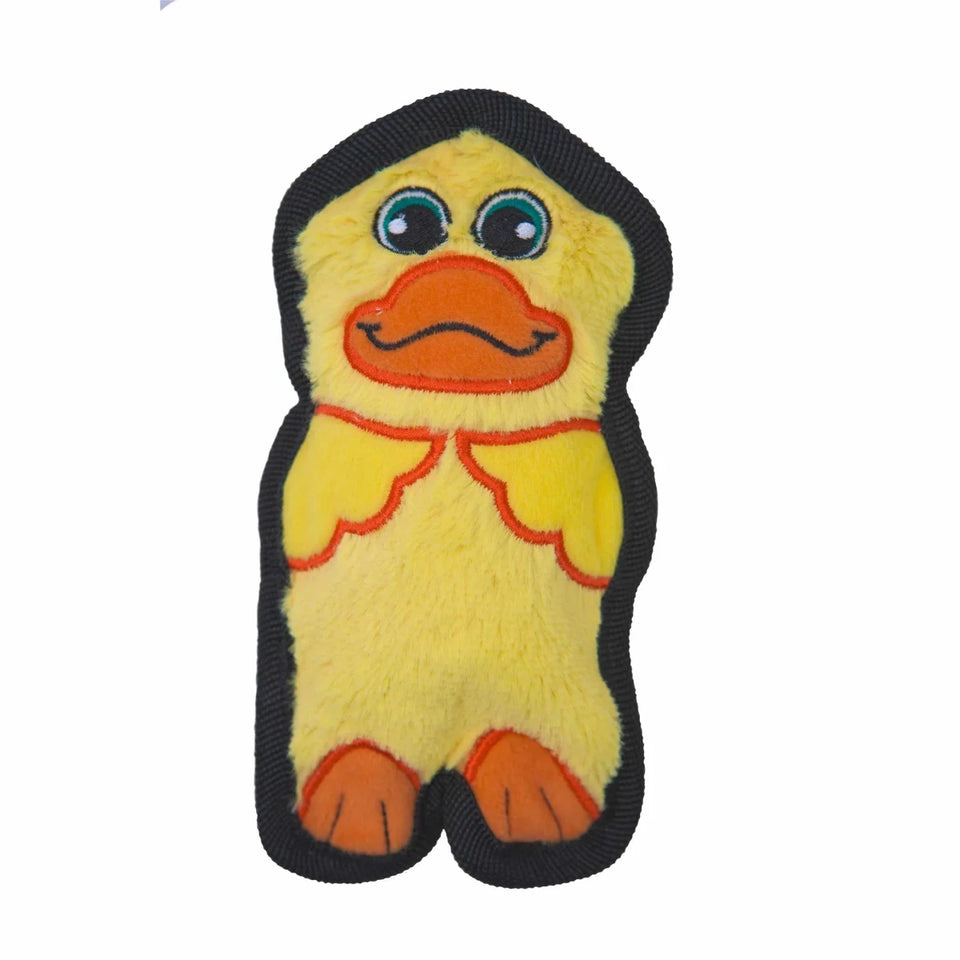 Outward Hound Invincibles Mini Duck Durable Plush Dog Toy X-Small - Pets Perfect