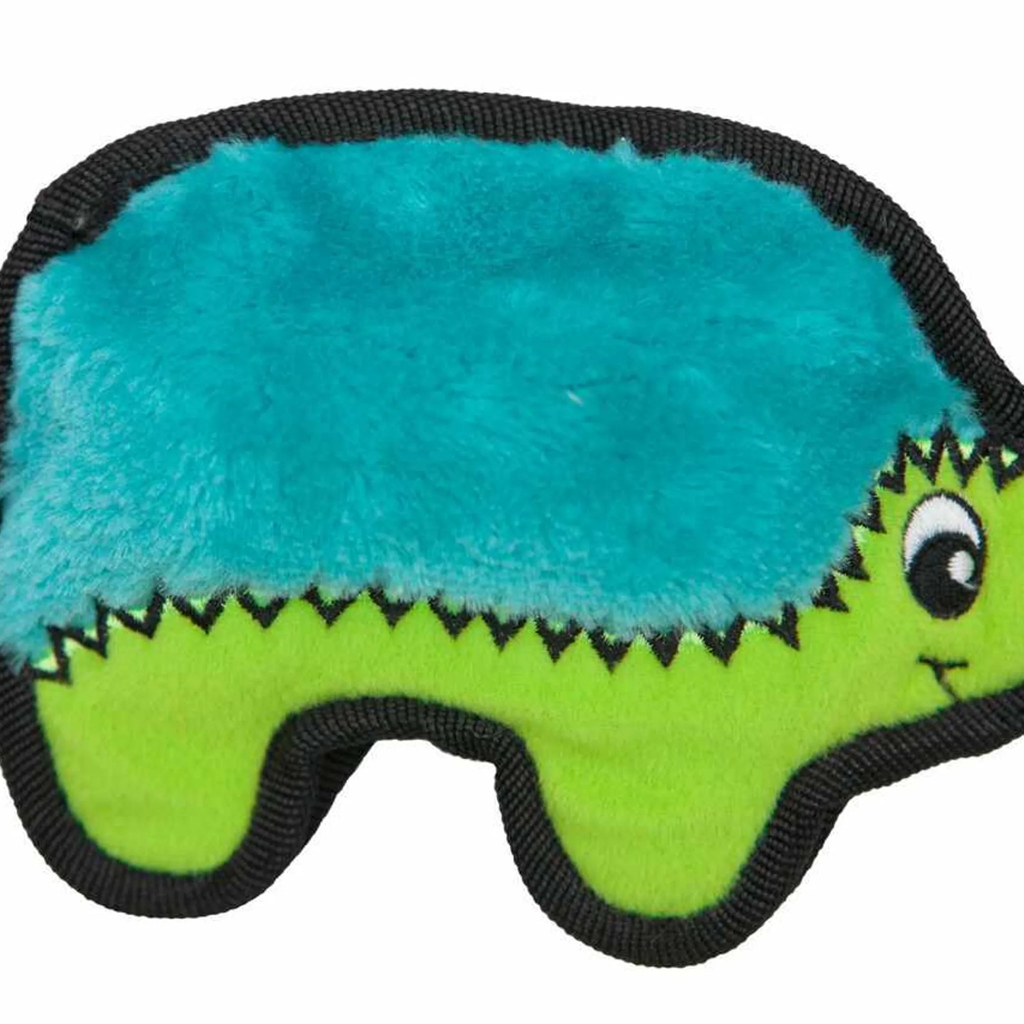 Outward Hound Invincibles Hedgehog Durable Plush Dog Toy Turquoise XS