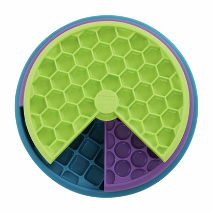 Nina Ottosson Lickin' Layers Interactive Treat Dog Puzzle Toy Multicolored Level 2 - Pets Perfect