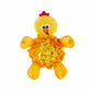 Nina Ottosson Snuffle Palz Chicken Interactive Plush Dog Puzzle Toy Yellow Large - Pets Perfect