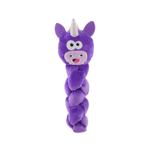 Interactive Plush Dog Toy Unicorn - Twistiez Puzzle Toy for Mental Stimulation & Play - Pets Perfect