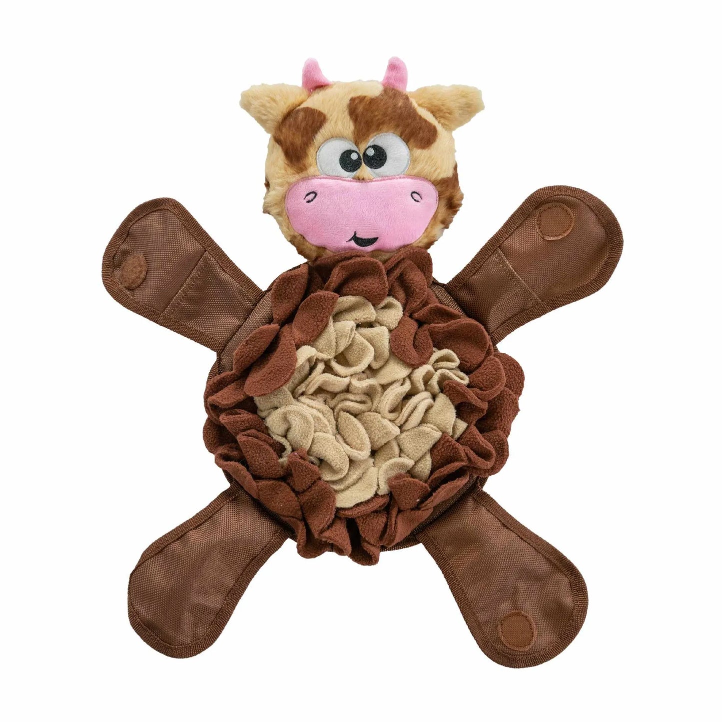 Nina Ottosson Snuffle Palz Cow TNT Brown Large - Pets Perfect
