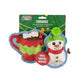 Outward Hound Durablez Cocoa/Snowman Dog Chew Toy XS 2pk