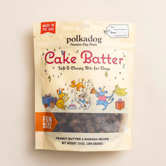 Polkadog Cake Batter - Peanut Butter Banana Soft Snacks (12oz)