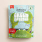 Green Monstah Bone Shaped Dog & Cat Treats - Crunchy Biscuits with Spinach & Peanut Butter 7oz - Pets Perfect