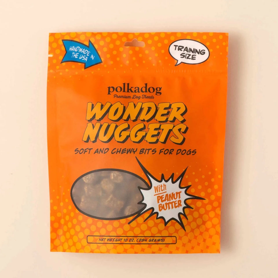 Polkadog Wonder Nuggets Training Bits Peanut Butter Soft & Chewy Dog Treats - Pets Perfect