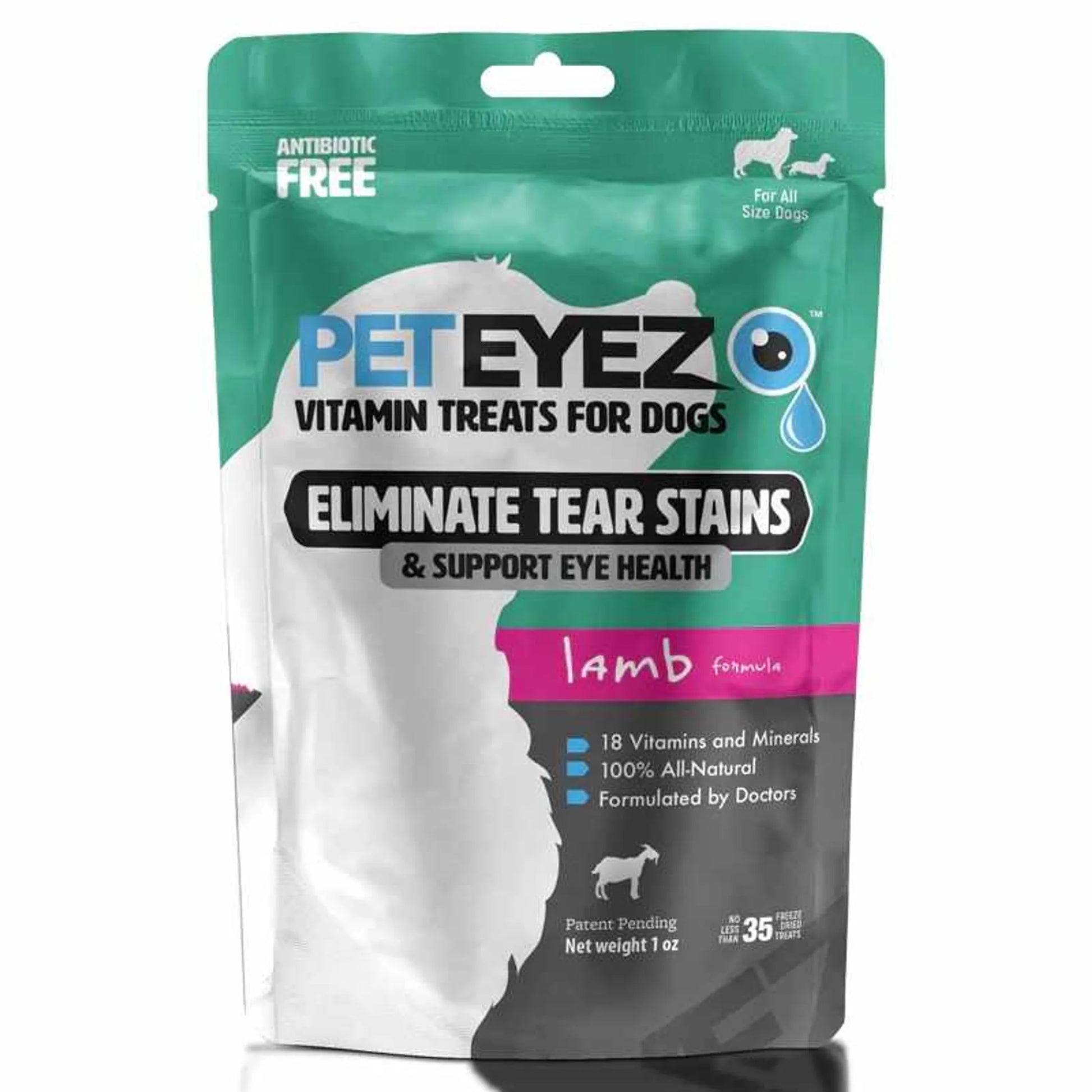 Pet Eyez Vitamin Treats for Dogs Lamb Formula 1oz - Pets Perfect