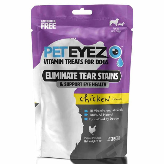 Pet Eyez Vitamin Treats for Dogs Chicken Formula 1oz - Pets Perfect