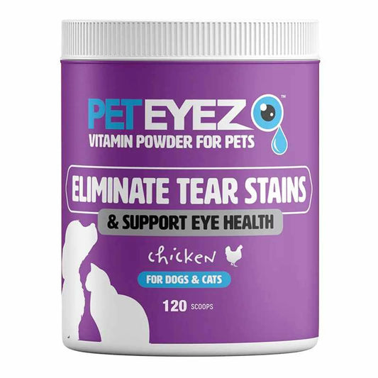 Pet Eyez Vitamin Powder For Dogs & Cats Chicken 120 Scoops - Pets Perfect