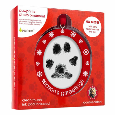 Pearhead Double-Sided Photo/Ink Ornament - Pets Perfect