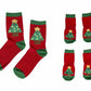 Pearhead Holiday Tree Human and Dog Sock Set 2pc