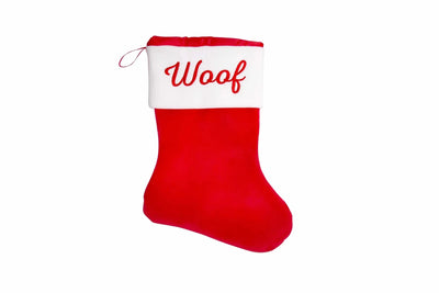 Pearhead Woof Christmas Stocking - Pets Perfect